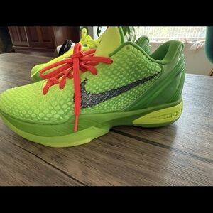 Nike Green and Red Sneakers